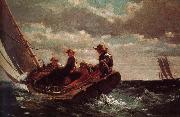 Winslow Homer Wind sail Germany oil painting artist